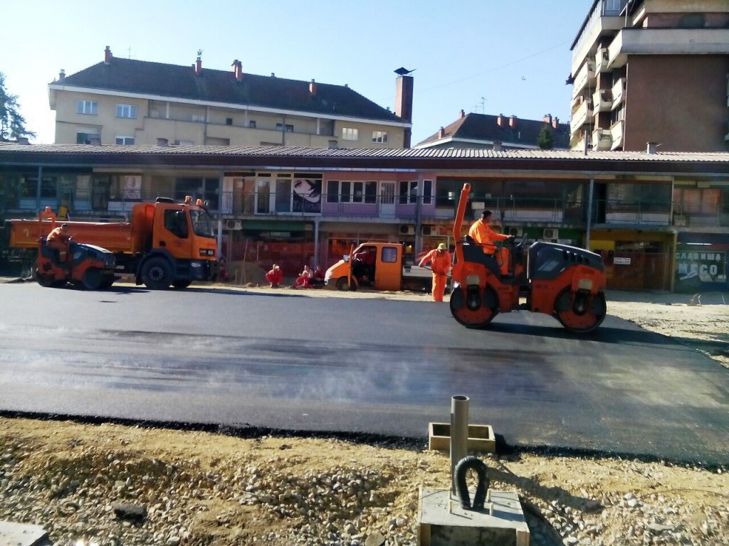 Радови на изградњи пијаце у Свилајнцу. Фото: Р. Ђорђевић