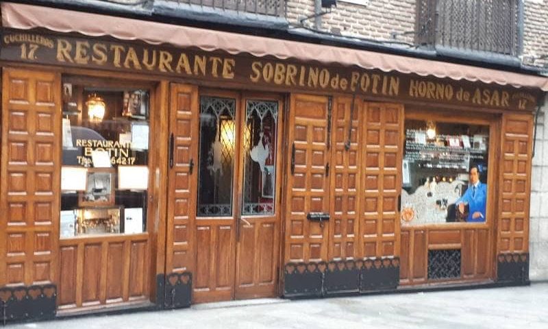 Најстарији ресторан на свету Sobrino de Botin налази се у Мадриду